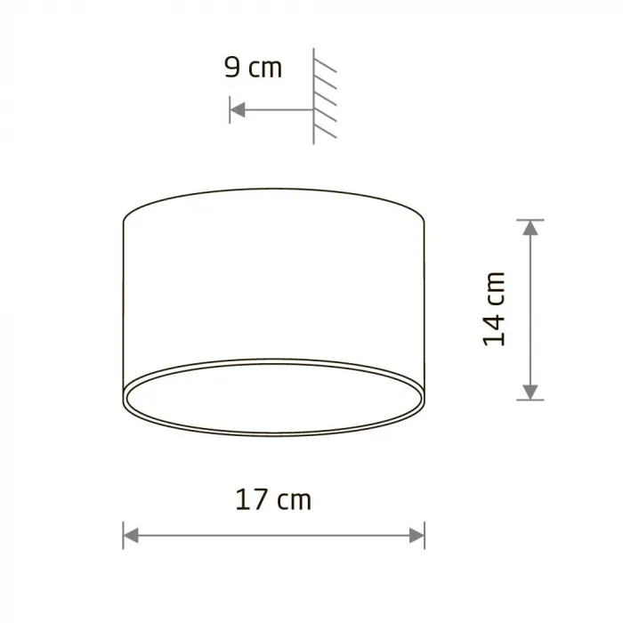 Настенный светильник Nowodvorski Ellipses Led Black 8182 от ImperiumLoft