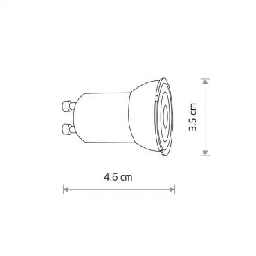 Лампа светодиодная Nowodvorski Reflector Led White 10230 от ImperiumLoft