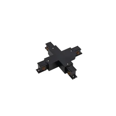 Коннектор для трехфазной трековой системы X-образный Nowodvorski Ctls Power Black 8702 Коннектор для трехфазной трековой системы X-образный Nowodvorski Ctls Power Black 8702