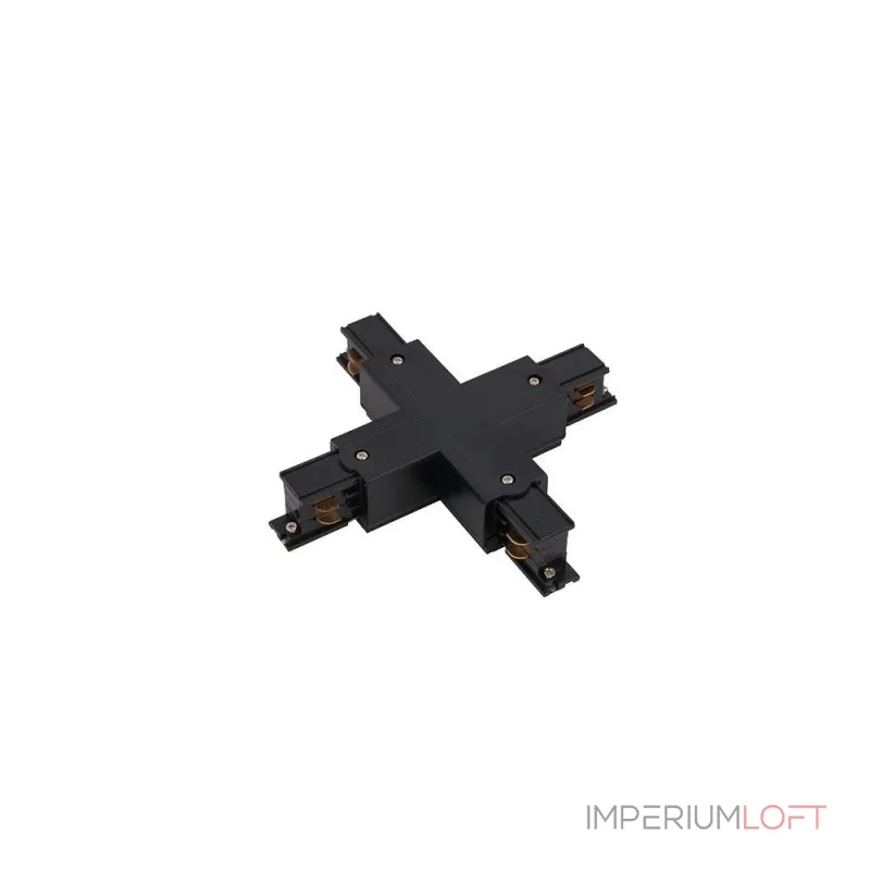 Коннектор для трехфазной трековой системы X-образный Nowodvorski Ctls Power Black 8702 от ImperiumLoft Коннектор для трехфазной трековой системы X-образный Nowodvorski Ctls Power Black 8702 от ImperiumLoft