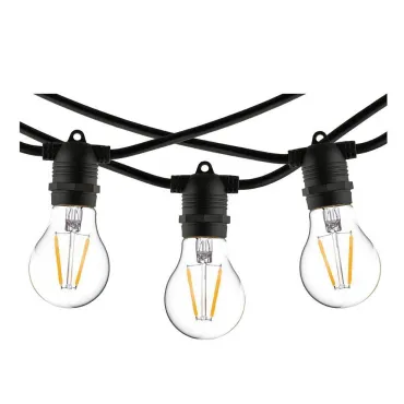 Светильник светодиодный Белт лайт 9 метров Nowodvorski Festoon Lights Black 7872 от ImperiumLoft
