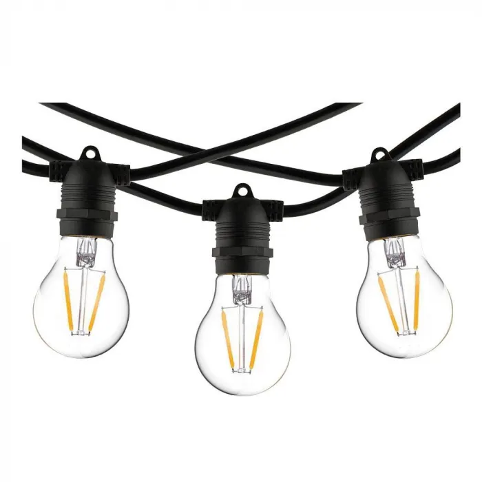 Светильник светодиодный Белт лайт 6 метров Nowodvorski Festoon Lights Black 7873 от ImperiumLoft