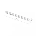 Трековый магнитный светильник Nowodvorski Line Led Black 11307