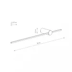 Настенный светильник Nowodvorski Saber Led Silk Olive M 11380