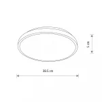 Потолочный cветильник Nowodvorski Agnes Round Led Pro 10978