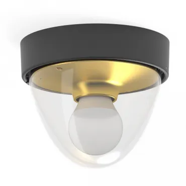 Настенно-потолочный светильник с датчиком движения Nowodvorski Nook Sensor Gold/Black 7975