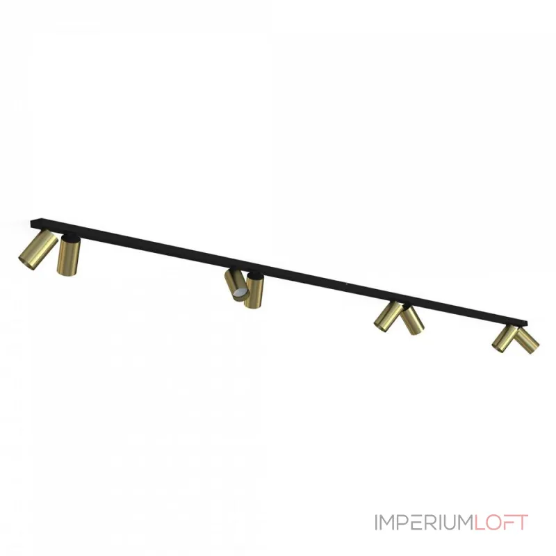 Накладной светильник спот Nowodvorski Mono 2x150 Black/Brass 7754