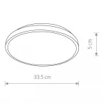 Потолочный cветильник Nowodvorski Agnes Round Led Black 8183 от ImperiumLoft