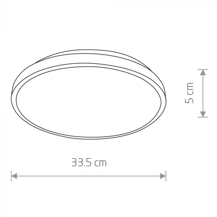 Потолочный cветильник Nowodvorski Agnes Round Led Black 8183 от ImperiumLoft