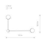 Настенный светильник Nowodvorski Orbit Black 7804 от ImperiumLoft