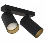 Накладной светильник спот Nowodvorski Mono Black/Gold 7766 от ImperiumLoft
