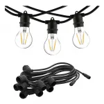 Светильник светодиодный Белт лайт 6 метров Nowodvorski Festoon Lights Black 7873 от ImperiumLoft