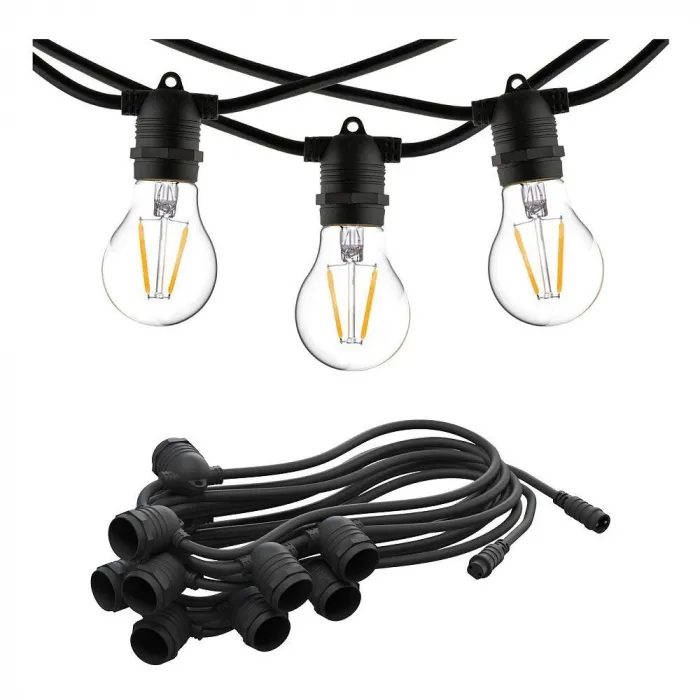 Светильник светодиодный Белт лайт 6 метров Nowodvorski Festoon Lights Black 7873 от ImperiumLoft