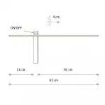 Настенный светильник Nowodvorski Impulse Led Black 8115 от ImperiumLoft