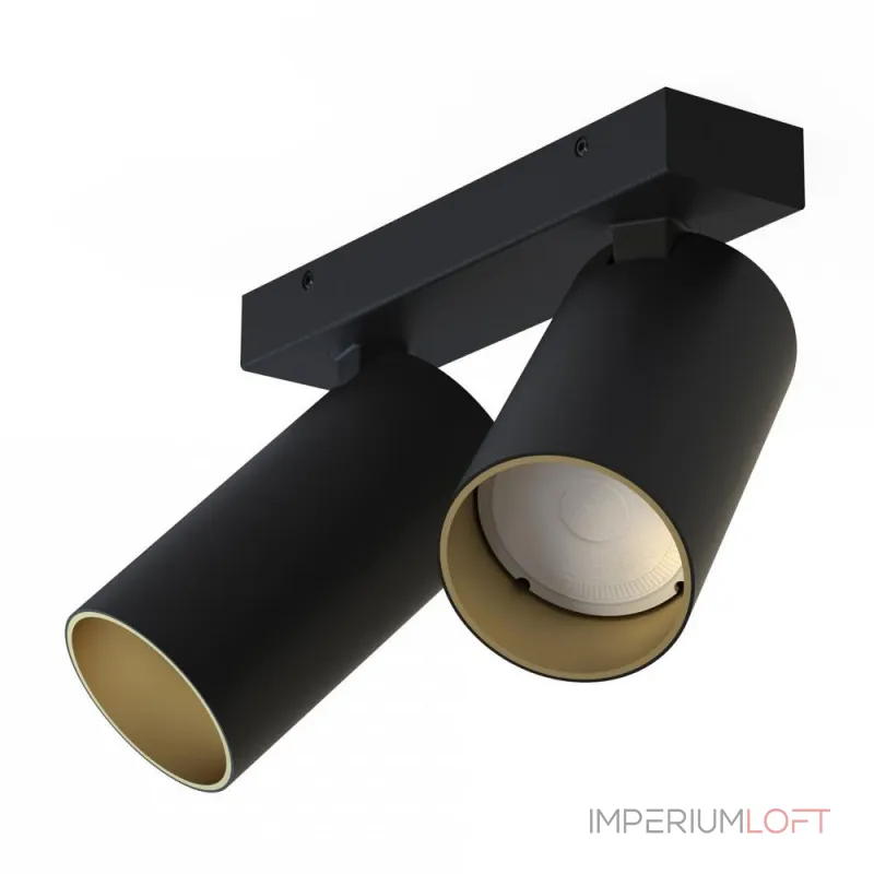 Накладной светильник спот Nowodvorski Mono Black/Gold 7766