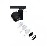 Трековый трехфазный светильник Nowodvorski Nea Led Black 8751 от ImperiumLoft