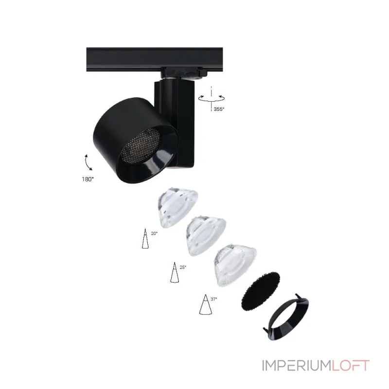 Трековый трехфазный светильник Nowodvorski Nea Led Black 8751 от ImperiumLoft Трековый трехфазный светильник Nowodvorski Nea Led Black 8751 от ImperiumLoft