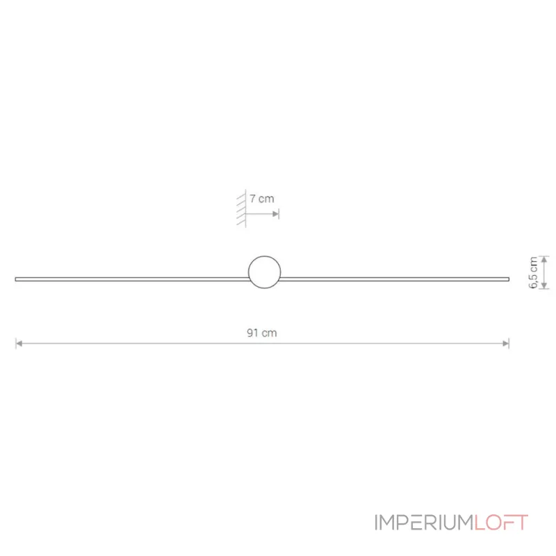 Настенный светильник Nowodvorski Impulse Led Black 8128 от ImperiumLoft Настенный светильник Nowodvorski Impulse Led Black 8128 от ImperiumLoft