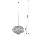 Подвесная люстра Nowodvorski Rattan M Wood 11154 от ImperiumLoft