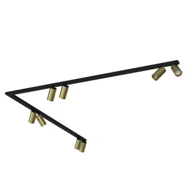 Спот Nowodvorski Mono Corner 2x150 Black/Brass 7755