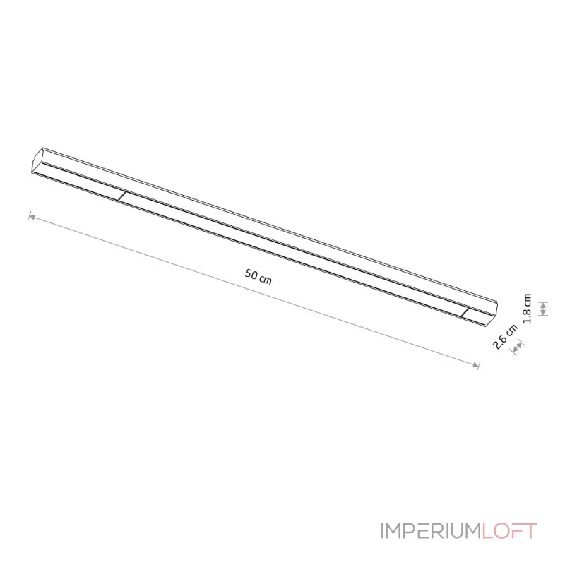 Трековый магнитный светильник Nowodvorski Line Led Black 11308