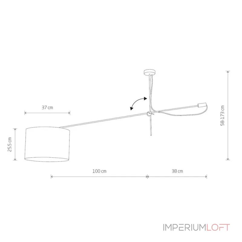 Потолочный светильник Mantra Area 6641 