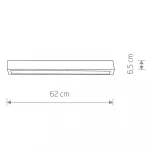 Потолочный cветильник Nowodvorski Straight Ceiling Led S Graphite 7552 от ImperiumLoft