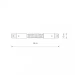 Коннектор для однофазной трековой системы гибкий Nowodvorski Profile Black 8383 от ImperiumLoft Коннектор для однофазной трековой системы гибкий Nowodvorski Profile Black 8383 от ImperiumLoft