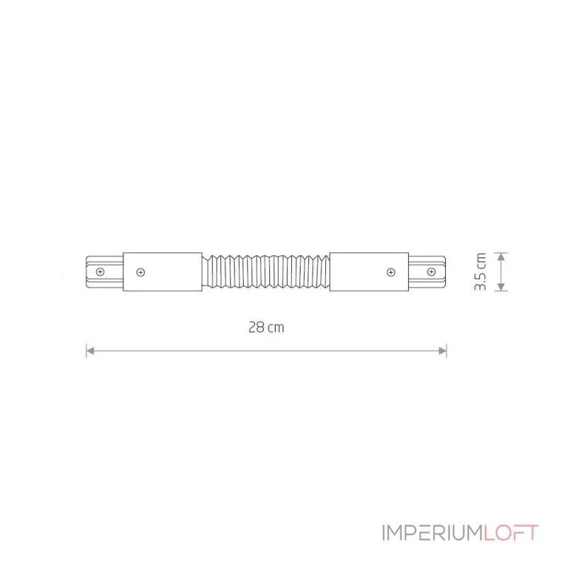 Коннектор для однофазной трековой системы гибкий Nowodvorski Profile Black 8383 от ImperiumLoft Коннектор для однофазной трековой системы гибкий Nowodvorski Profile Black 8383 от ImperiumLoft