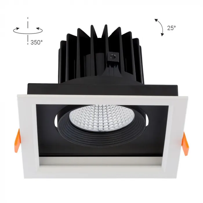 Встраиваемый светильник Nowodvorski Dia Led Black/White 8718 от ImperiumLoft