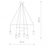 Подвесной светильник Nowodvorski Imbria Brass/Black 7956 Подвесной светильник Nowodvorski Imbria Brass/Black 7956