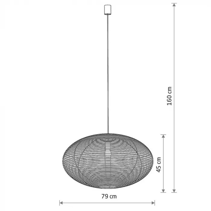 Подвесная люстра Nowodvorski Rattan L Wood 11155 от ImperiumLoft