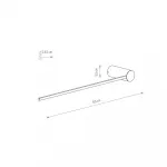 Настенный светильник Nowodvorski Arm Led M Black 10366 от ImperiumLoft