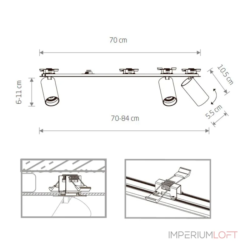 Спот Nowodvorski Mono Surface Black 7835 от ImperiumLoft Спот Nowodvorski Mono Surface Black 7835 от ImperiumLoft
