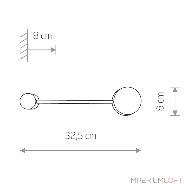 Настенный светильник Nowodvorski Orbit Black 7806 от ImperiumLoft Настенный светильник Nowodvorski Orbit Black 7806 от ImperiumLoft