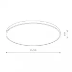 Потолочный cветильник Nowodvorski Agnes Round Led Black 8185 от ImperiumLoft