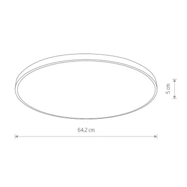 Потолочный cветильник Nowodvorski Agnes Round Led Black 8185 от ImperiumLoft