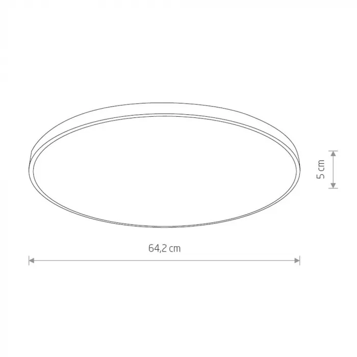Потолочный cветильник Nowodvorski Agnes Round Led Black 8185 от ImperiumLoft