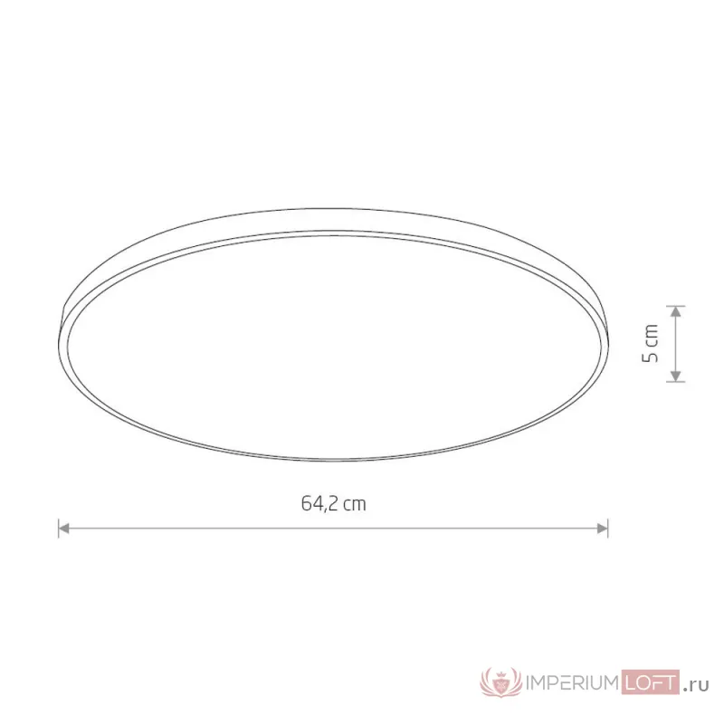 Потолочный cветильник Nowodvorski Agnes Round Led Black 8185 от ImperiumLoft
