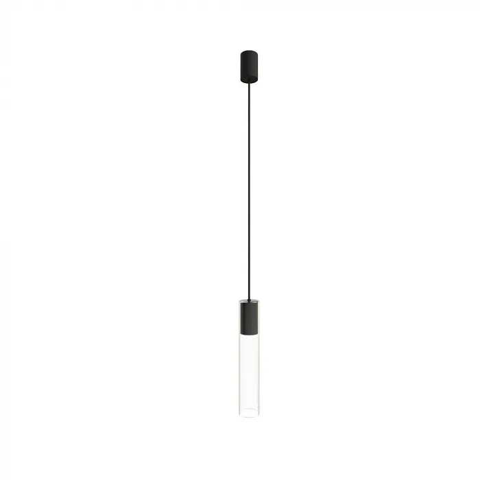 Подвесной светильник Nowodvorski Cylinder L Transparent/Black 7864 от ImperiumLoft