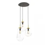 Подвесная люстра Nowodvorski Pear Transparent/Brass 7794 от ImperiumLoft