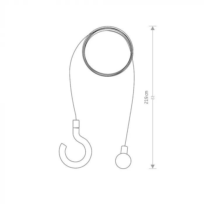 Подвесной комплект Nowodvorski Hanging Set For Picnic Graphite 8106 от ImperiumLoft