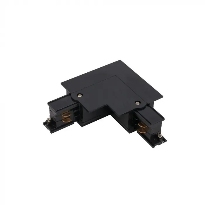 Коннектор для трехфазной трековой системы L-образный левый Nowodvorski Ctls Power Black 8683 от ImperiumLoft