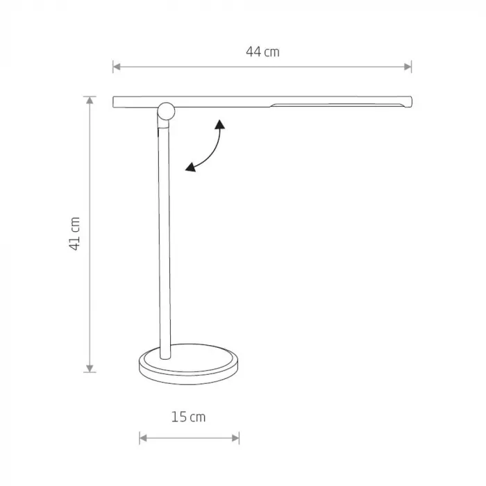 Настольная лампа Nowodvorski Smart Led Black 8358 от ImperiumLoft