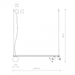 Подвесной светильник спот Nowodvorski Fourty Surface III Umbra Gray 11471 от ImperiumLoft