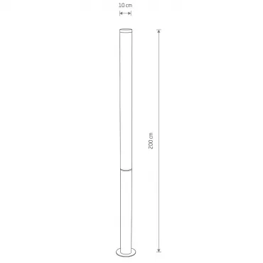 Уличный светильник Nowodvorski Mia Led L 11375 от ImperiumLoft