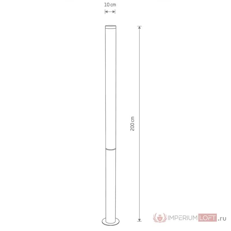 Уличный светильник Nowodvorski Mia Led L 11375 от ImperiumLoft