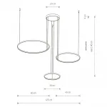Подвесной светильник Nowodvorski Circolo Led White 11602
