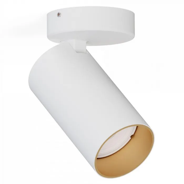 Накладной светильник спот Nowodvorski Mono White/Gold 7771 от ImperiumLoft