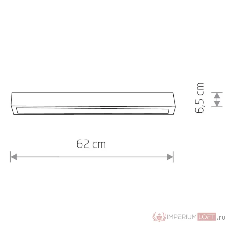 Потолочный cветильник Nowodvorski Straight Ceiling Led S Black 7597 от ImperiumLoft